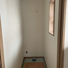 A様邸トイレリノベーション (トイレ改修工事 仕上げ工事編)