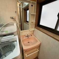 N様邸洗面室リノベーション (洗面化粧台交換工事)